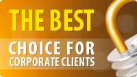 The best choice of corporate clients!